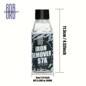 Iron Remover (3.38fl.oz/100ml) - Iron Out Fallout Rust Remover Spray for Car Detailing | Remove Iron Particles in Car Paint, Motorcycle, RV & Boat | Use Before Clay Bar, Car Wax or Car Wash